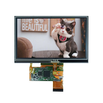 Goede prijs. Van de de Vertoningsmodule van COF de Dunne HMI Weerstand biedende Aanraking Tft het Scherm 800x480 van de 4,3 Duimseriële poort online