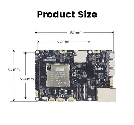 JC-ESP32P4-M3-DEV Optimale weergaveprestaties ESP32-weergavemodule in M-serie met 5V-operatiespanning en CSI/DSI/USB2.0-interface